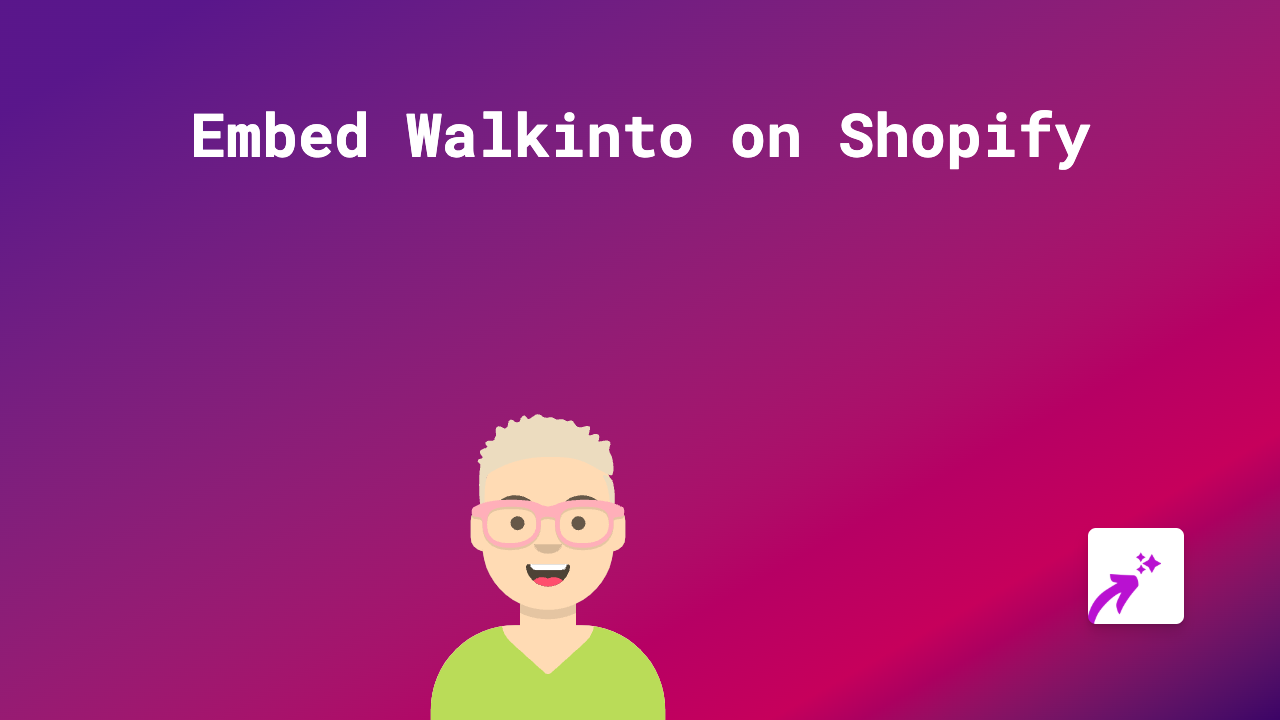 How to Embed Walkinto Virtual Tours on Your Shopify Store (Easy No-Code Guide)