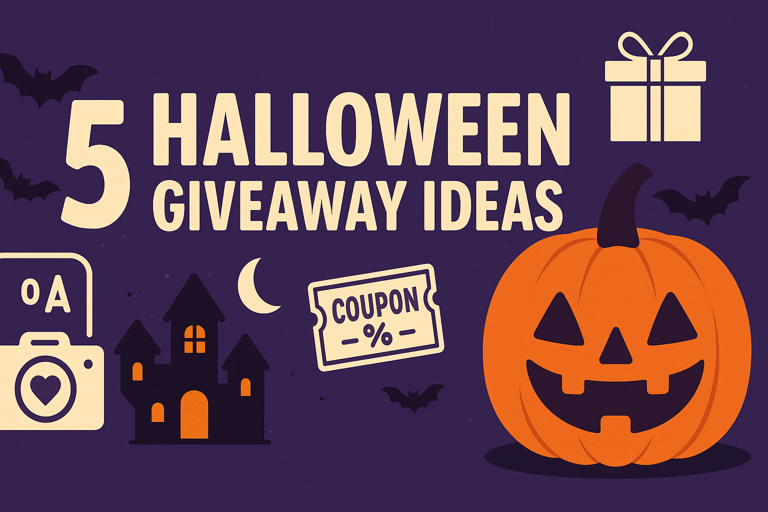 Halloween Giveaway Ideas for ecommerce shopify