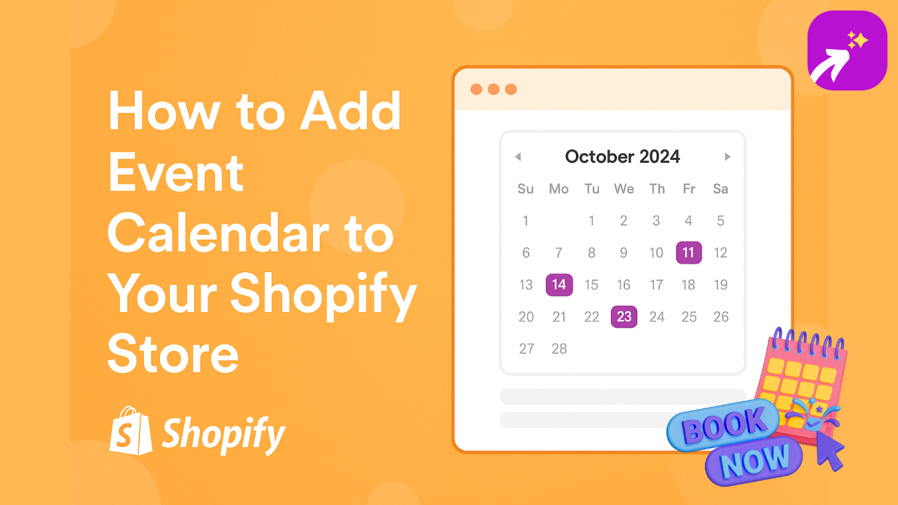 How to Add Event and Booking Calendar to Your Shopify Store