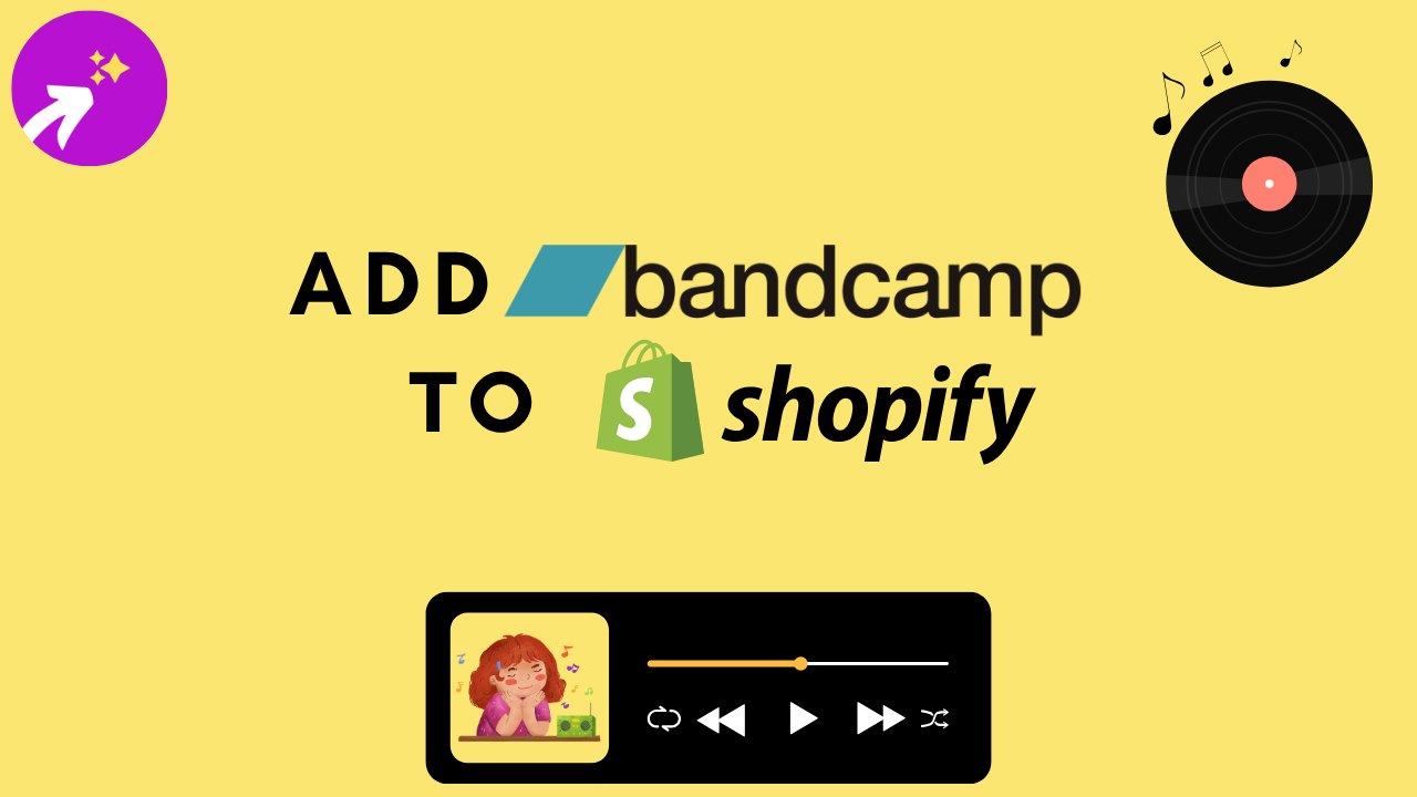 How to Embed Bandcamp Music on Shopify
