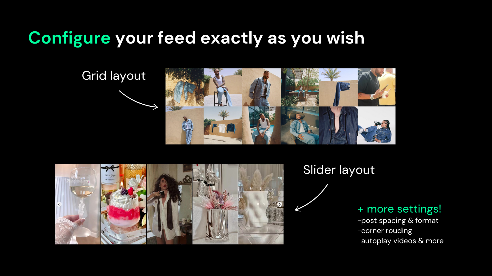 Use Instagram feed builder apps for Shopify