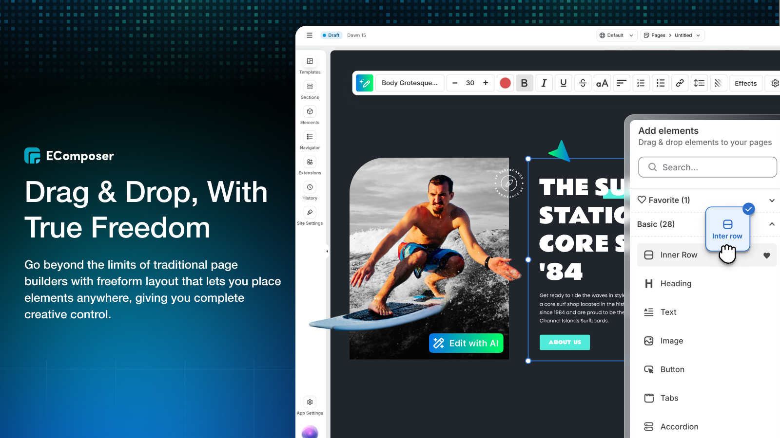 ecomposer pagefly alternative