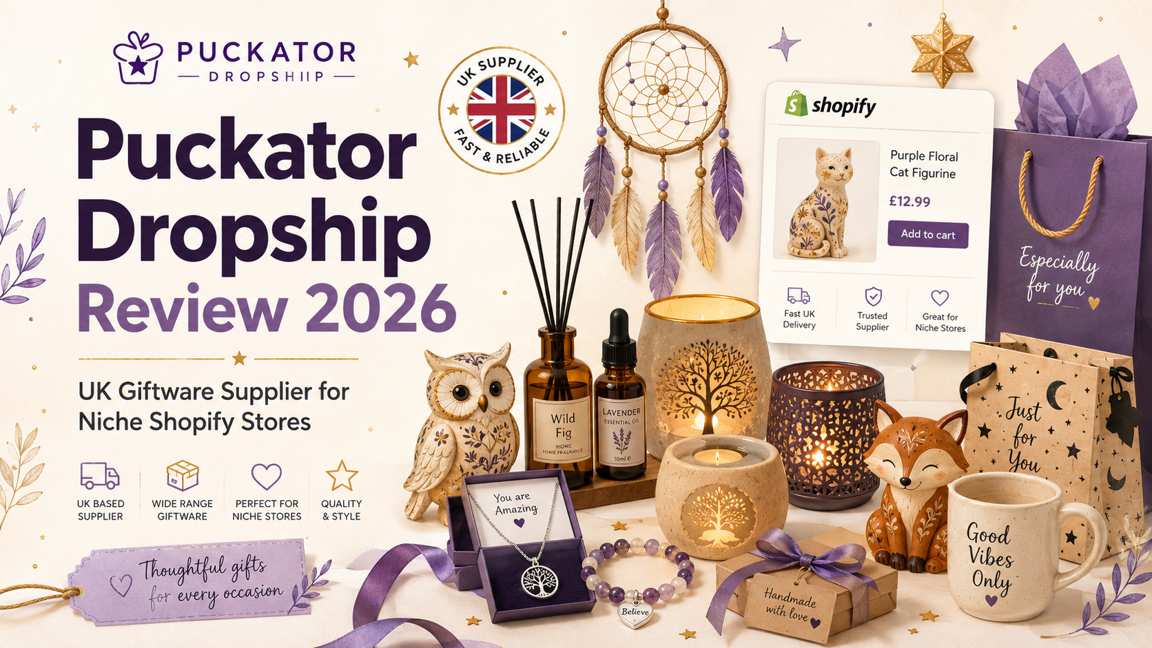 Puckator Dropship Review (2026): UK Giftware Supplier for Niche Shopify Stores