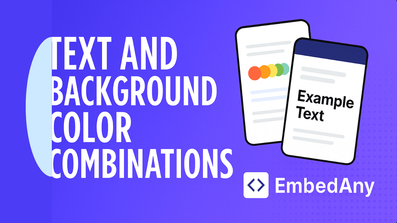 20+ Text and Background Color Combinations for Ecommerce and Social Media