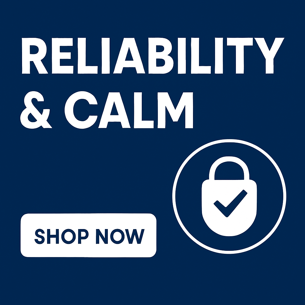 Blue design elements for SaaS and high-ticket ecommerce