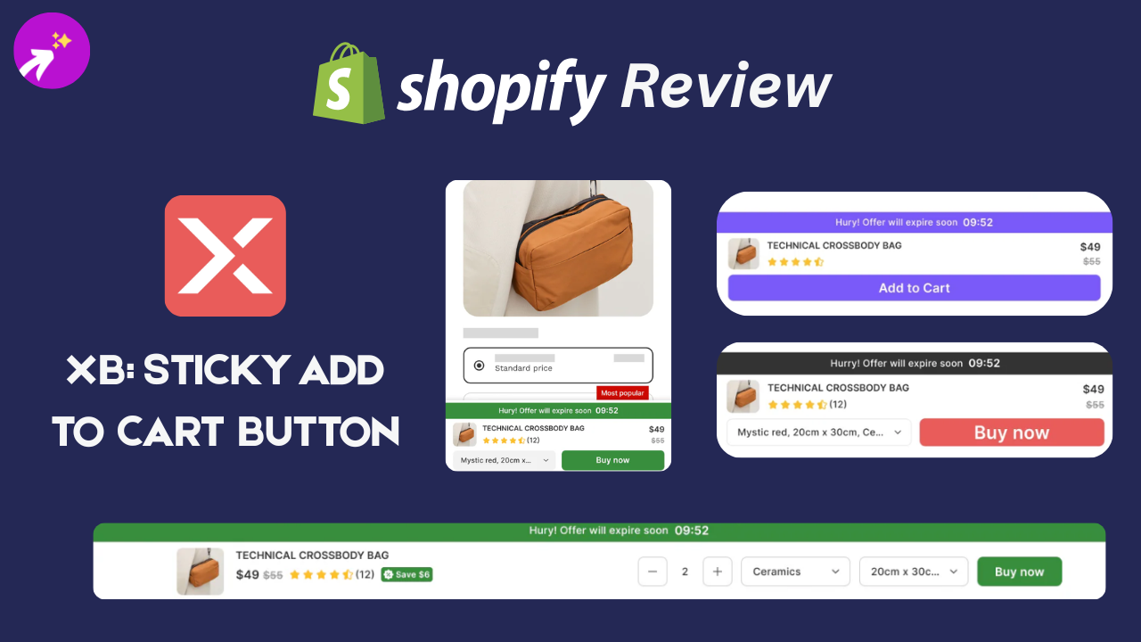 XB Sticky Add To Cart Button Review: Is It Worth Using on Shopify?